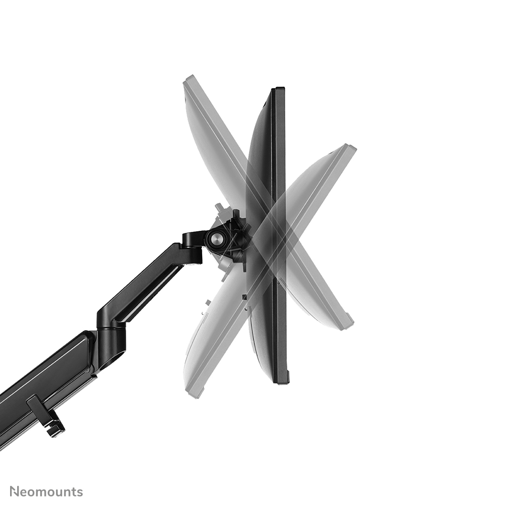 Neomounts DS70-810BL1 Monitorarm 17-32" - Gasfeder - platzsparend - 180°-Stopp